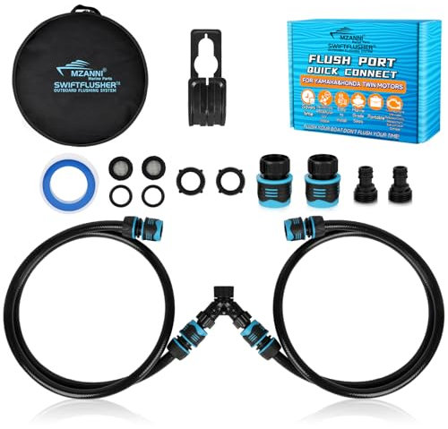 MZANNI Quick Connect Spülset für Yamaha & Honda Twin Außenborder (für Yamaha & Honda (SF-FHY2))
