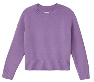 s.Oliver Loose Fit Strickpullover mit Stehkragen aus Chenille-Garn