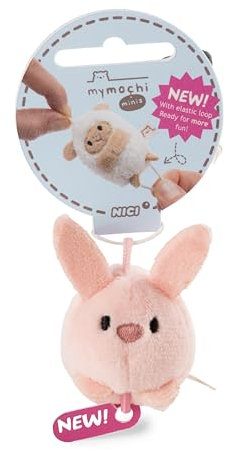 NICI 62381 Lapin Pibu en Peluche, 5 cm, Rose, Doux, Adorable Compagnon pour câlins et Jeux, Superbe idée Cadeau pour Enfants et Adultes