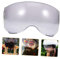 SKISUNO Visiera per Casco Protettiva Antivento in Materiale Resistente Accessorio Sostitutivo per Guida Sotto Sole per Motociclisti
