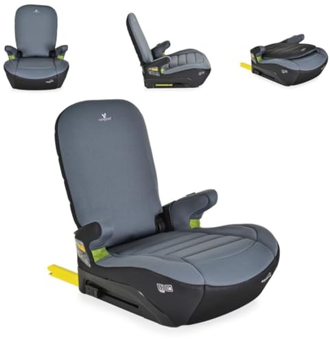 Cangaroo Kindersitz Galaxy i-Size (125-150cm) Gruppe 3, Isofix, Rückenlehne dunkelgrau