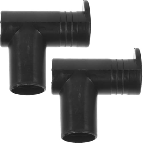Supvox Kunststoff Kleiderständerverbinder für 22mm Rechtwinklige 2 Stück
