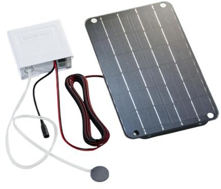 rongweiwang Wasserdichter Solar Teichbelüfter für Fischteiche, Aquarien und Hydrokultur – einfache Installation und umweltfreundliche Eigenschaften.
