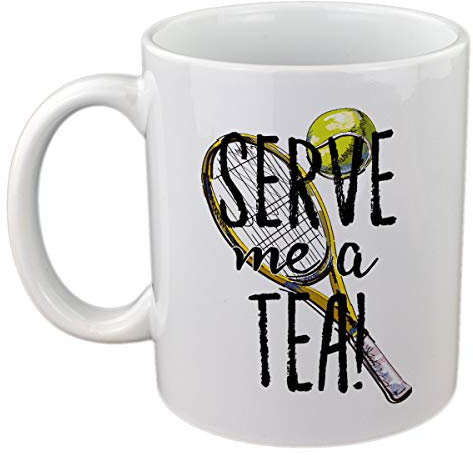 GTR-Prestige Giftware Serve me a Tea Fun Tennis Fans Mug
