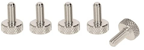 Precisiongeek – Rändelschraube M3 x 10 mm – Aluminium – 5 Stück – CNC-gefertigt – Handverstellbar – Für Möbel, Modellbau & Maschinenbau – Made in EU