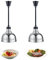 YAOYAOO Lampe Chauffe-Plats, Télescopique Lampe Infrarouge Cuisine Lustre Chauffant pour Restaurant-Buffet, Garder Les Aliments au Chaud, Pendaison Lampe Chauffante pour Pizza Steak