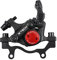 ShenZhenShiShiLiLan CNC hydraulische Scheibenbremse Fahrrad, Fahrrad-Scheibenbremsen-Set vorne und hinten, hydraulische Bremse Fahrrad aus Aluminiumlegierung für MTB Mountainbike, schwarz