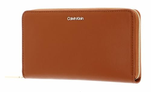 Calvin Klein CK Must Zip Around Wallet XL Cognac