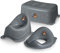 DOCARI Kinder Toiletten Set 3in1 ab 1 Jahr Pferd grau - bestehend aus Baby Töpfchen Tritthocker Kinder Kindersitz Toilette