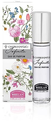 Helan, Infinita - Profumo Donna dalle Note Fresche Agrumate, Eau de Parfum con Sentori di Rosa e Camomilla, Profumi Donna Leggeri Fragranza Fruttata di Pompelmo Rosa e Ribes Nero, Made in Italy, 10 ml