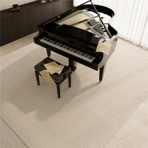 FCS Bathroom Schalldichter Teppich, Home Klavier Teppich rutschfest verdickter Stoßdämpfer Gelten, Schallschutzmatte füR Bass Drum Snare Elektronische Trommel(Size:200 * 300CM,Color:d)