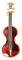 Beyond Broche Violon Rouge Classique Métal Broche Epingle Unisexe 5x1.8cm 0.01kg 1.5x5x0.5cm, Métal