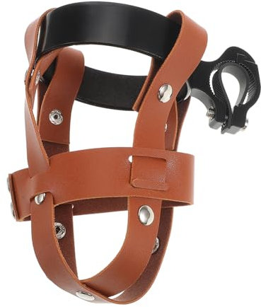 CORHAD Retro Style Bicycle Cup Holder - Water Bottle Holder Bicycle Drink Holder Kayak Cup Holder for Outdoor Activities Beach Cruisers Brown