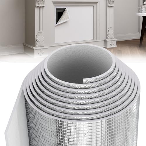 Pearwow Fireplace Cover,Adjustable Size Fit Up to 39 x 55 Inch with Aluminium Foil Layer,Keep Drafts Out Stop Heat Loss,Draft Stopper Covers for Fireplace Frame Fireplace Screen