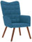 vidaXL Relaxsessel Blau Samt, Sessel, Wohnzimmersessel, Relaxsessel, Loungesessel, Loungesessel, Samtsessel, Velvetsessel, Velvet Lounge Chair