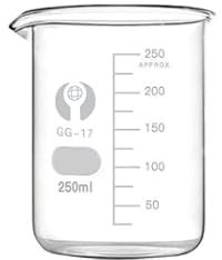 LEKEFETO Juego de vasos de cristal de 50 ml, 100 ml, 250 ml, 500 ml, 1000 ml, juego de 5 vasos medidores graduados, vasos de vidrio de borosilicato para laboratorio, juego de vasos medidores de