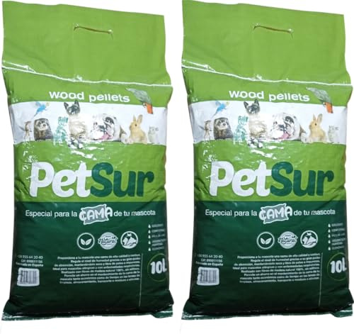 Pellet Natural Especial para Cama De Mascotas 10L (2 Unidades)