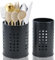 2 Pcs Kitchen Stainless Steel Cooking Utensil Holder, Stainless Steel Rust Proof Large Kitchen Utensil Organizer Flatware Caddy for Organize Drawers and Countertops for All Kitchens (Black)
