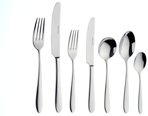 Arthur Price Every Day Willow 44 Piece 6 Person Canteen, Stainless Steel, 46 x 29.5 x 10 cm