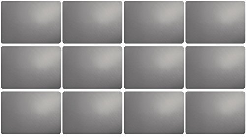 ASA Selection 7806420 Lederoptik Tischset, 46 x 33 cm, Polychlorid, cement (12er Pack)