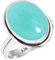 Jeweloporium 925 Sterling Silber Ringe für Frauen Aqua Chalcedon mit Stein Mode Silber Ringe Größe 59(18.8) Geburtstag Geschenk Boho Schmuck