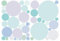 Wandtattoo Loft Wandsticker Kreise-Set, 40 Stück - Pastell Blau, Wandtattoo Kinderzimmer Deko, Wandsticker Kinderzimmer, Wand Aufkleber Kinder, Punkte Wandtattoo, Babyzimmer Deko, Kinderzimmerdeko