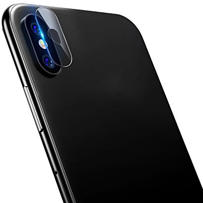 PHONILLICO Protection Caméra Lentille Appareil Photo Arrière pour iPhone X/XS/XS Max - Verre Trempe Film Protection Anti Rayure