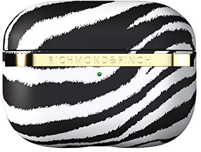 Richmond & Finch AirPods Pro Hülle, Zebra Schutzhülle Kompatibles Kabelloses Bluetooth Ladegerät, wasserdicht, stoßfest, Kratzfeste Schutzhülle für Airpod Pro