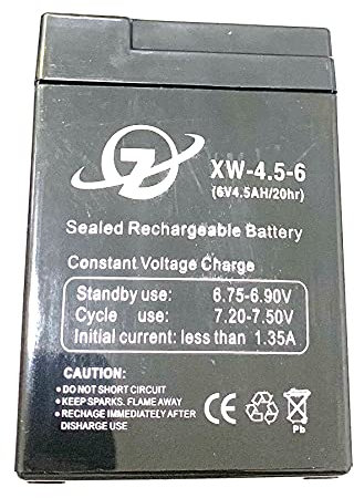 Hongu Batteria Ermetica Ricaricabile Piombo 6V 4.5AH 20hr Scooter Trattore tagliaerba