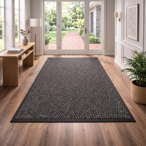GULLAMBO Large Carpet Mats – Indoor/Outdoor 120cm x 180cm Living Room Kitchen And Office Large Area Floor Protector Non Slip Rubber Backed Washable Rugs & Mats Multicolor