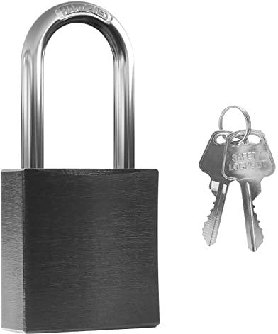 Padlock with Key, [1.49in Long Shackle] Diyife 40mm Heavy Duty Padlocks Outdoor Weatherproof Lock Aluminum Padlocks keyed Alike for School Gym Locker, Office, Garage, Shed, Fence, Warehouse (2 Keys).