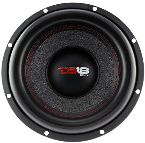 DS 18 1 DS18 GEN-X104D subwoofer da 10 inch 25 cm 250 mm di diametro da 400 watt rms e 800 watt max dvc doppia bobina 4 + 4 ohm cofano babagliaio auto, 1 pezzo