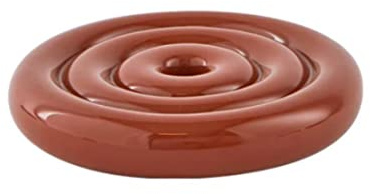Savi Ceramic Candleholder - Low Nutmeg