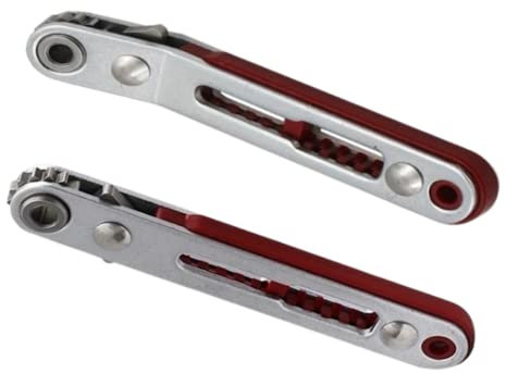 SPORTARC Ratschenschlüssel, 2-teiliges Mini-Ratschen-Schraubendreher-Set, 90 Grad abgewinkelter Schraubendrehergriff für Reparaturen