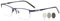 VEVESMUNDO Selbsttönende Brillen Blaulichtfilter Photochrome Sonnenlesebrille Metall Halbrandbrille mit Sonnenschutz für Herren Damen (1 Stück Blau Photochrome Brille, 0)