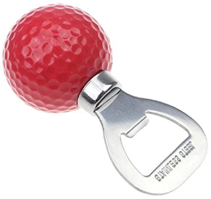 PLMN Décapsuleur en forme de balle de golf sur le thème du golf, décapsuleur amusant pour réfrigérateur, cadeau fantaisie pour les amateurs de golf, décapsuleur de golf