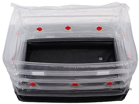 Airshi Kit di Coltivazione di Funghi Gonfiabili, Kit Monotubo di Funghi 10 Prese d'aria per Balcone