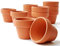 meindekoartikel 20 Tontöpfe Blumentopf Pflanztopf wiederverwendbar witterungsbeständig Verwendung im Innen- und Außenbereich/Farbe - Terracotta (Ø 6 cm)