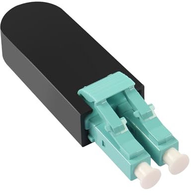 QIANRENON LC Multimode - Adaptador de Fibra Óptica Dúplex (10 GB, OM3, LC/UPC, Vidrio, 50/125 μm) - Conector de Prueba para Redes y Comprobación