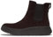 Fitflop Stivali Chelsea Flatform in Camoscio F-Mode, Donna, Marrone Cioccolato, 38 EU