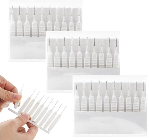 30 Pcs Shower Head Cleaning Brush Crevice Cleaning Brush Tiny Brushes for Cleaning for Shower Heads Phone keyboards Bottle Holes Hard Bristle Crevice Cleaning Brush