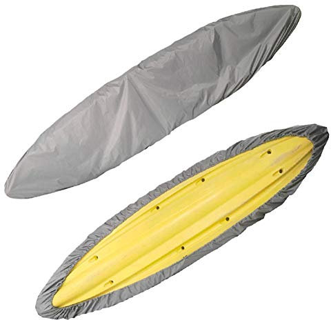 Funda Kayak,Impermeable Cubierta de Polvo Duradera de Almacenaje de Canoa Escudo de Protección Solar UV para Barco de Pesca,Kayak,Canoe,Paddle Board (4.1-4.5M)