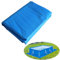 Junhui Tapis de Sol pour Piscine, Tapis de Piscine Rectangulaire Bleu Pliable Imperméable, Tapis de Sol pour Piscine Extérieure Hors, Tapis de Piscine au Sol, 295x206cm