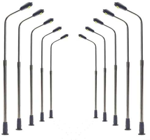 HEIBTENY 20 Stück N Skala Modelleisenbahn Lichter Lampen & Beleuchtung Für Modelleisenbahnen 3 V DC Modellzüge Licht Modelllampe Für Modellbahn Layout Miniaturszenen
