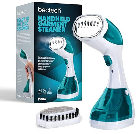 Handheld Clothes Steamer, Handheld Garment Steamer Powerful Lightweight No Ironing Board Needed for Home, Office, Travel Lightweight Compact 180ml Detachable Large Capacity Water Tank, Wrinkle Remover