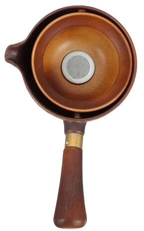 Théière chinoise Gongfu, 1 pièce, infuseur à thé chinois, bouilloire à café, filtre, machine à thé en vrac, infuseur à thé, filtre en céramique, sifflet à Long manche en acier inoxydable pour femme