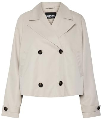 PIECES Female Trenchcoat PCSCARLETT KURZER | Trenchcoat