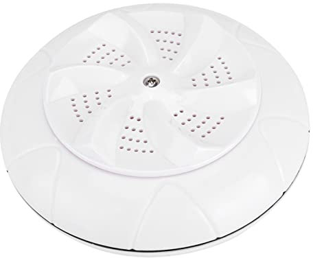 Machine à Laver Portative à Turbine, Alimentée par USB, Adaptée aux Voyages et au Linge des Enfants, Empêche L'enroulement, Facile à Transporter (Blanc)