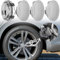 LPZMPZ Radnabenkappen Auto Nabendeckel Radnabenabdeckung Felgendeckel Felgenkappen 60mm Abs Nabenkappen Radnabendeckel Universal Kompatibel mit BMW Audi VW OPEL (Zincare)