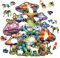 Euyehn Frosch Puzzle, Holzpuzzle für Erwachsene, Einzigartige Tierform Holzpuzzles für Familie & Freunde, Weihnachten, Geburtstag